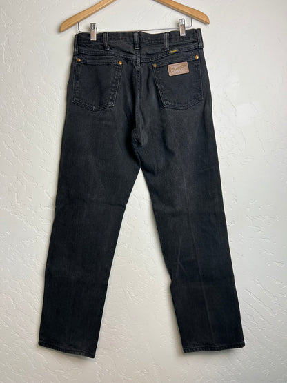 Wrangler 13MWZWK Cowboy Cut Black Jeans - 32x32
