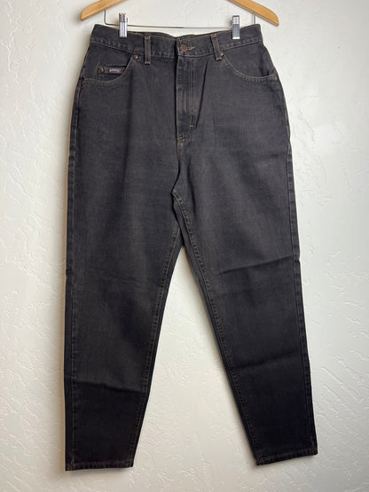 Gitano Faded Black High Waist Mom Jeans - 14
