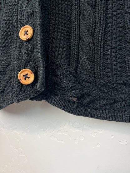 L.L. Bean Cable Knit Cotton Cardigan - Women's S