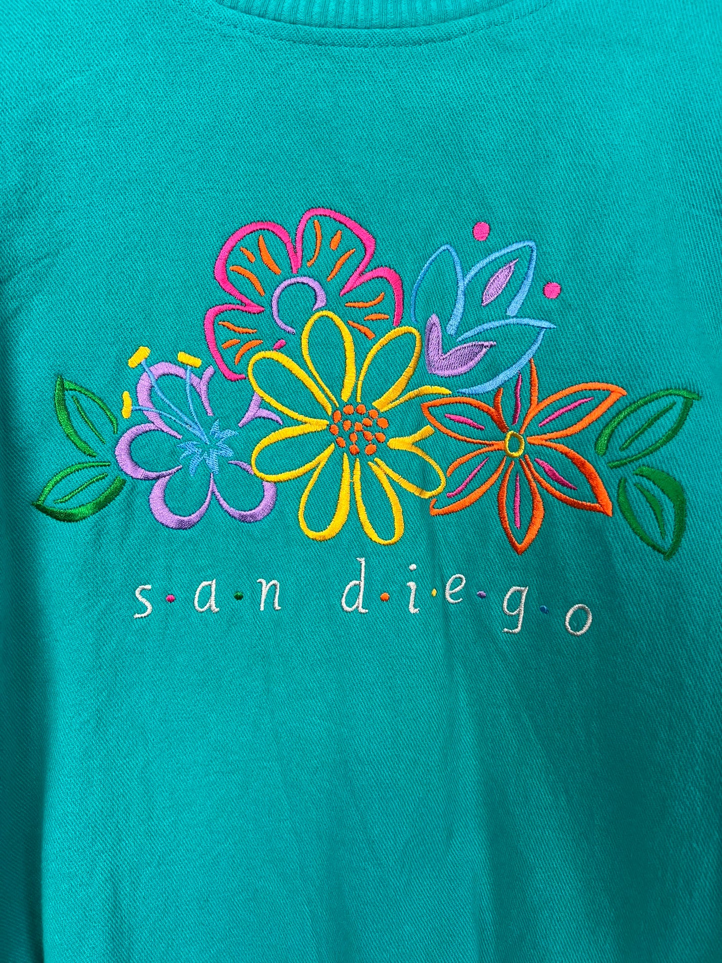 Crazy Shirts Hawaii San Diego Embroidered Sweatshirt - L