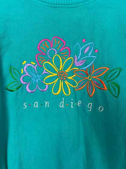 Crazy Shirts Hawaii San Diego Embroidered Sweatshirt - L