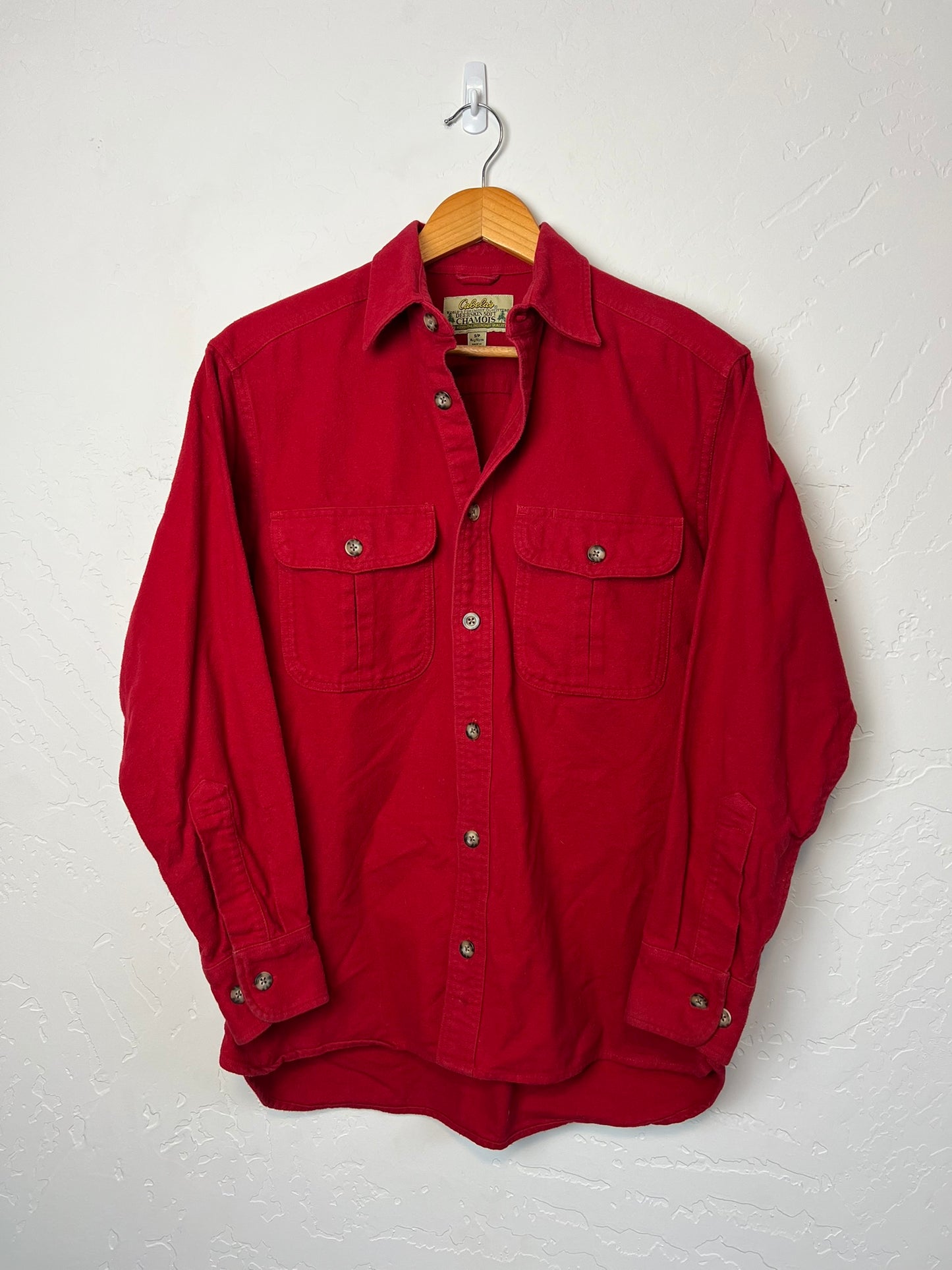 Cabela's Deerskin Soft Chamois Shirt Heavyweight - S