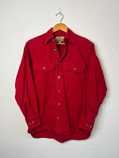 Cabela's Deerskin Soft Chamois Shirt Heavyweight - S