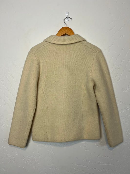 L.L. Bean Austrian Tirol Boiled Wool Cardigan - M