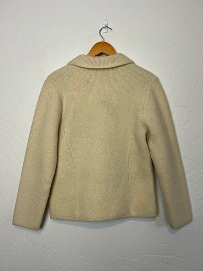 L.L. Bean Austrian Tirol Boiled Wool Cardigan - M