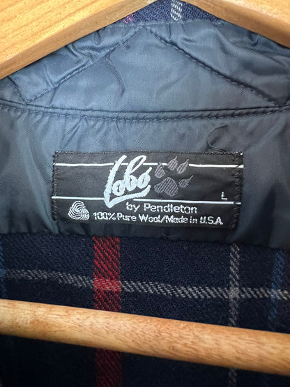 Lobo by Pendleton Wool Plaid Shirt - L
