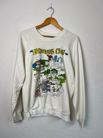 Kansas City Illustrated Map Crewneck - XL