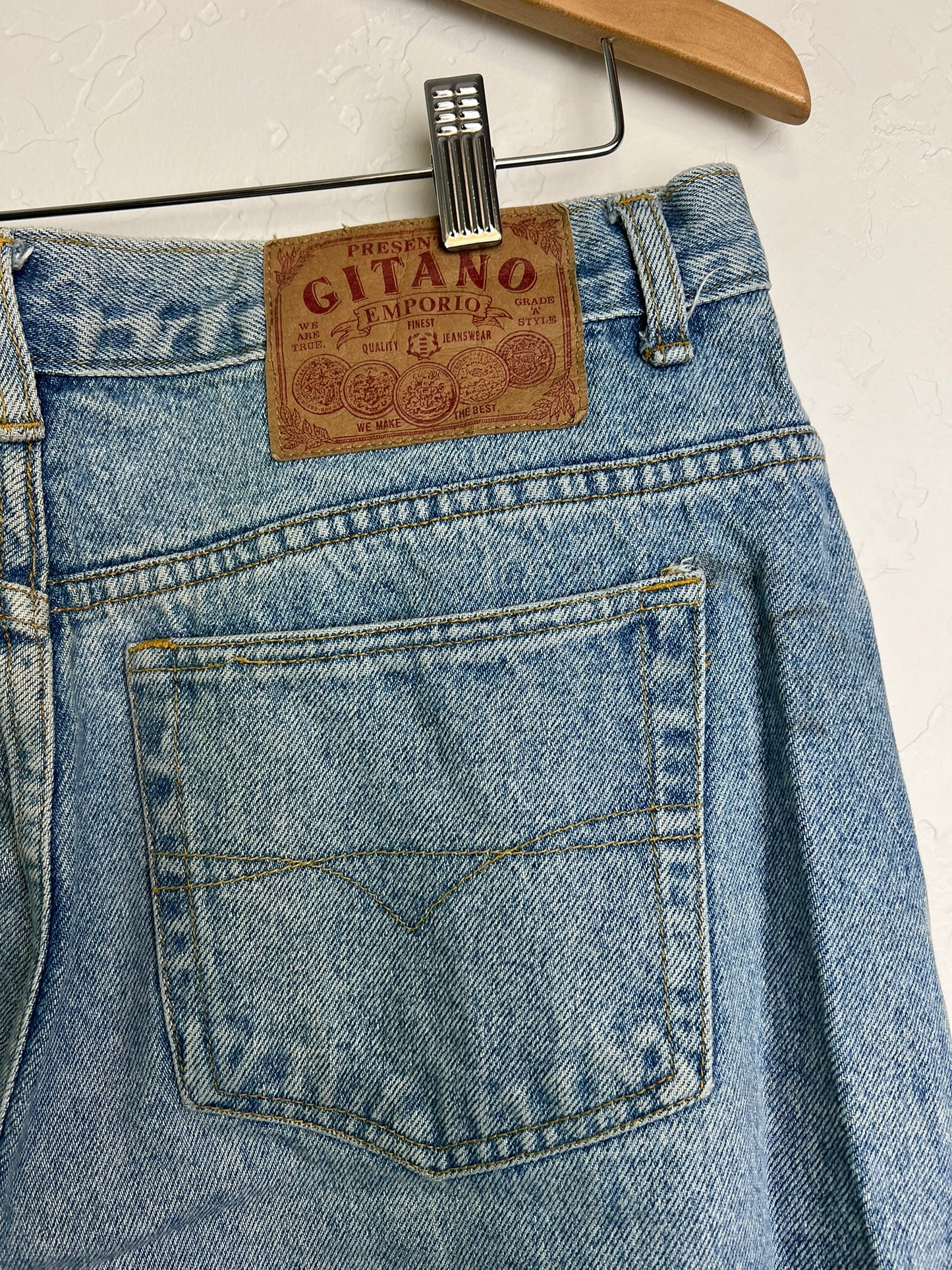 Gitano High-Rise Mom Jeans - Stonewash