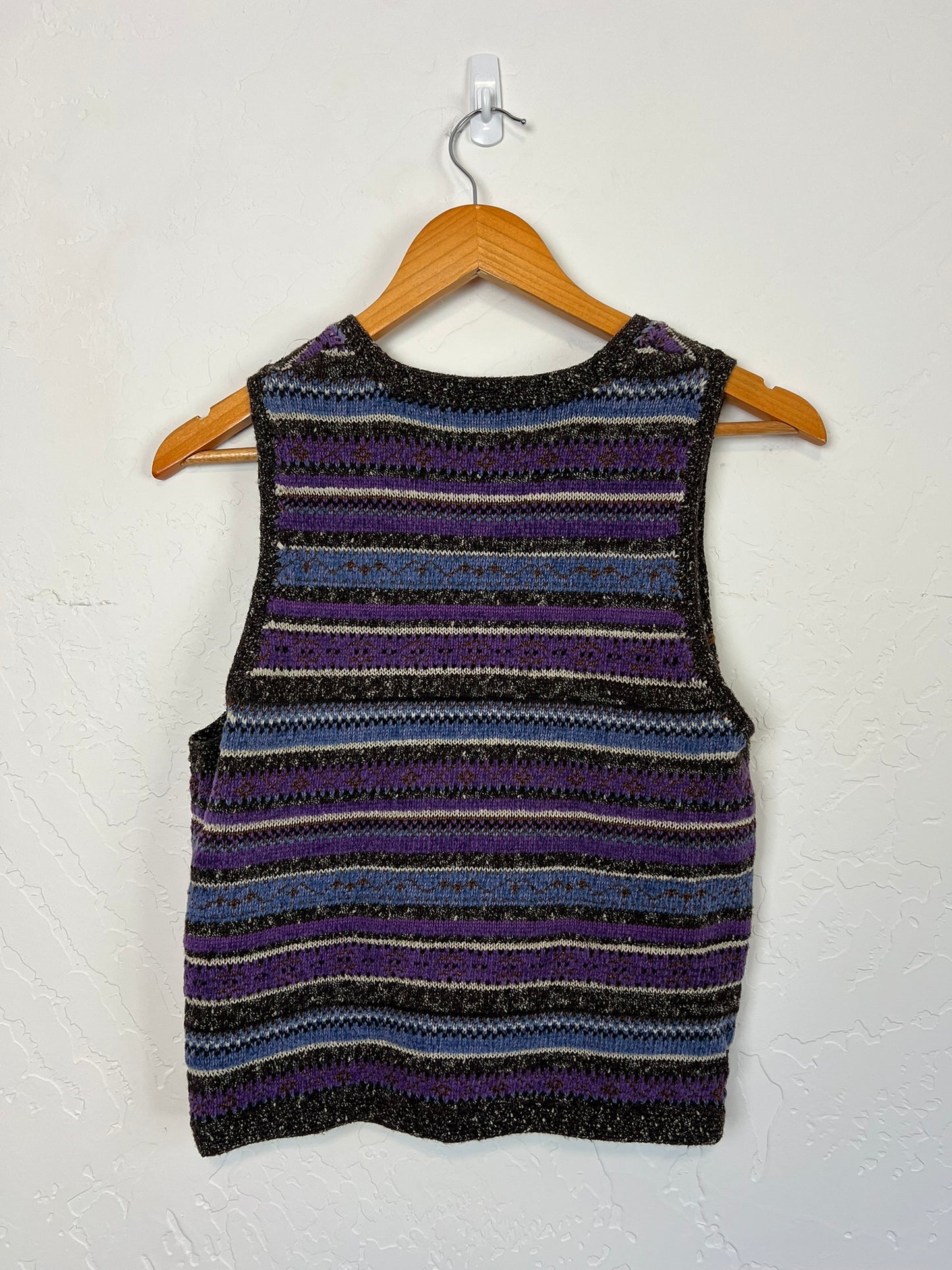 Sigrid Olsen Sport Fair Isle Sweater Vest - S