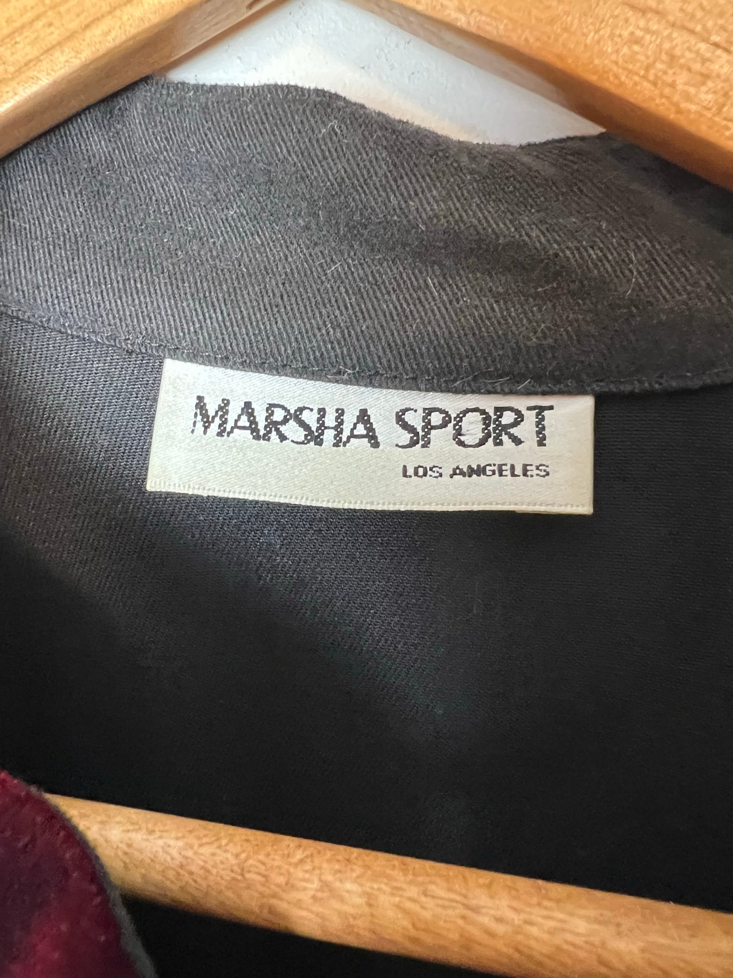 Marsha Sport Los Angeles Rose Velvet Patchwork Buttonup - Size M/L