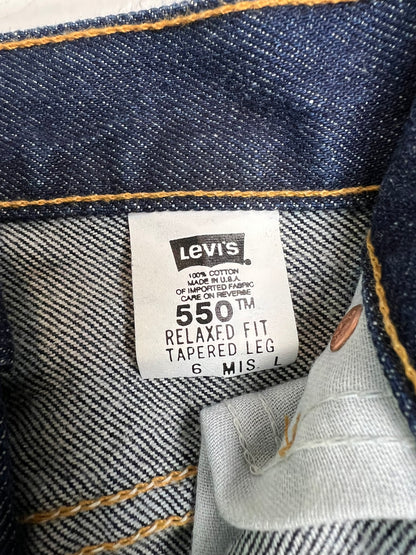 Levi's 550 Relaxed Tapered Jeans - 6 Misses