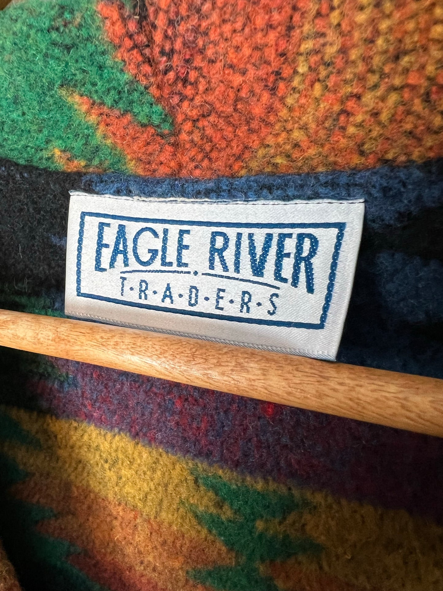 Eagle River Traders Southwestern Blanket Jacket - M