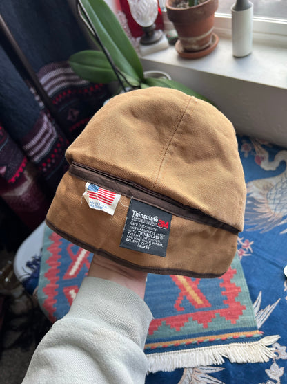 Carhartt Canvas Insulated Earflap Cap - Size M/L