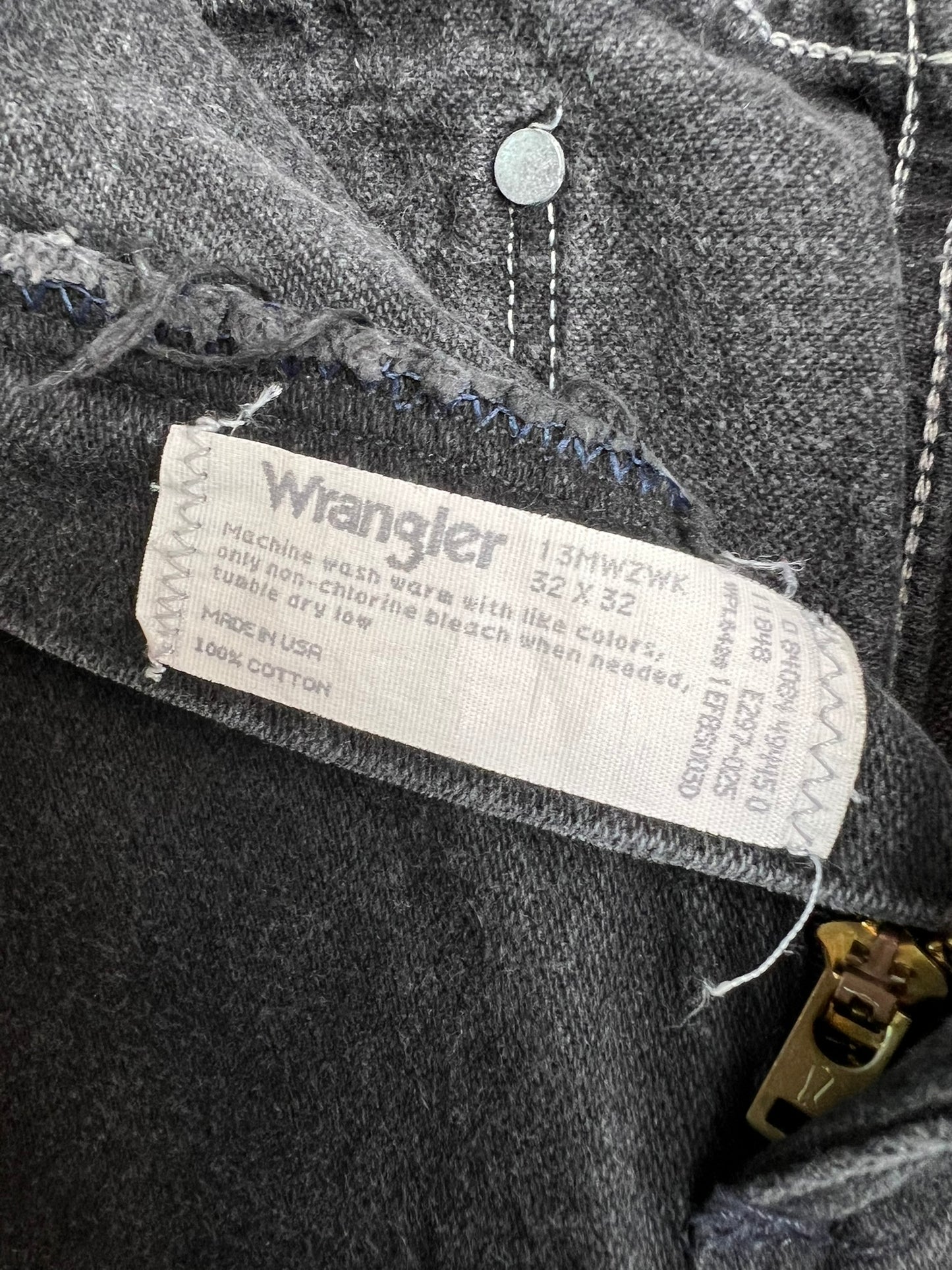 Wrangler 13MWZWK Cowboy Cut Faded Black Jeans - 32x32