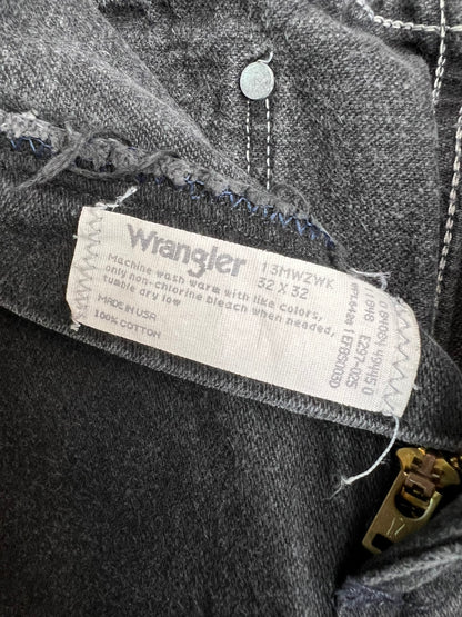 Wrangler 13MWZWK Cowboy Cut Faded Black Jeans - 32x32