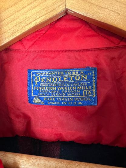 Pendleton Board Shirt Wool Flannel - 16 (L)