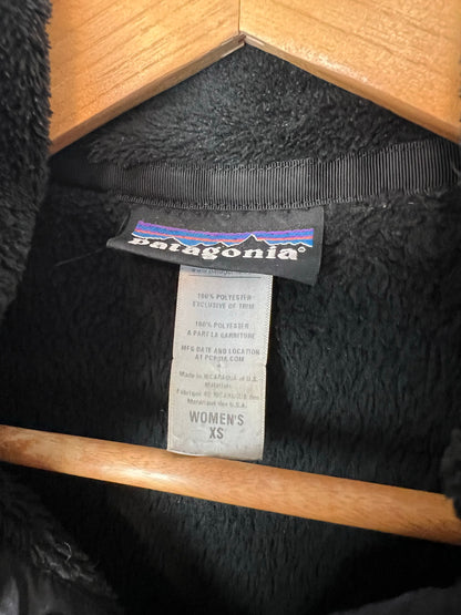 Patagonia Black Retro-X Deep Pile Fleece Pullover - Women's XS