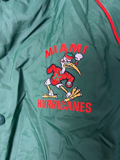 Swingster Miami Hurricanes Jacket - Size M