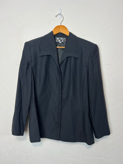 Bestini NY Charcoal Wool Blazer - Size 12